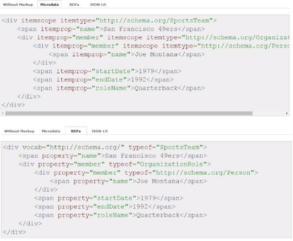 schema formats