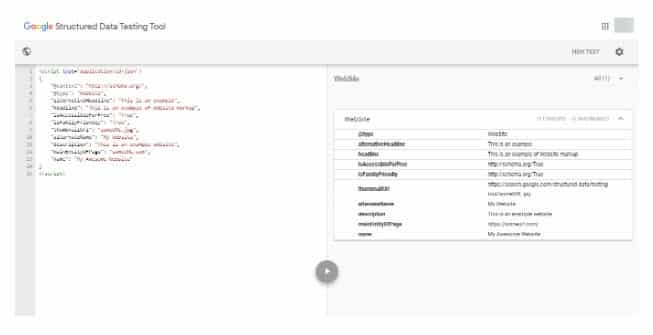 Structured Data Testing