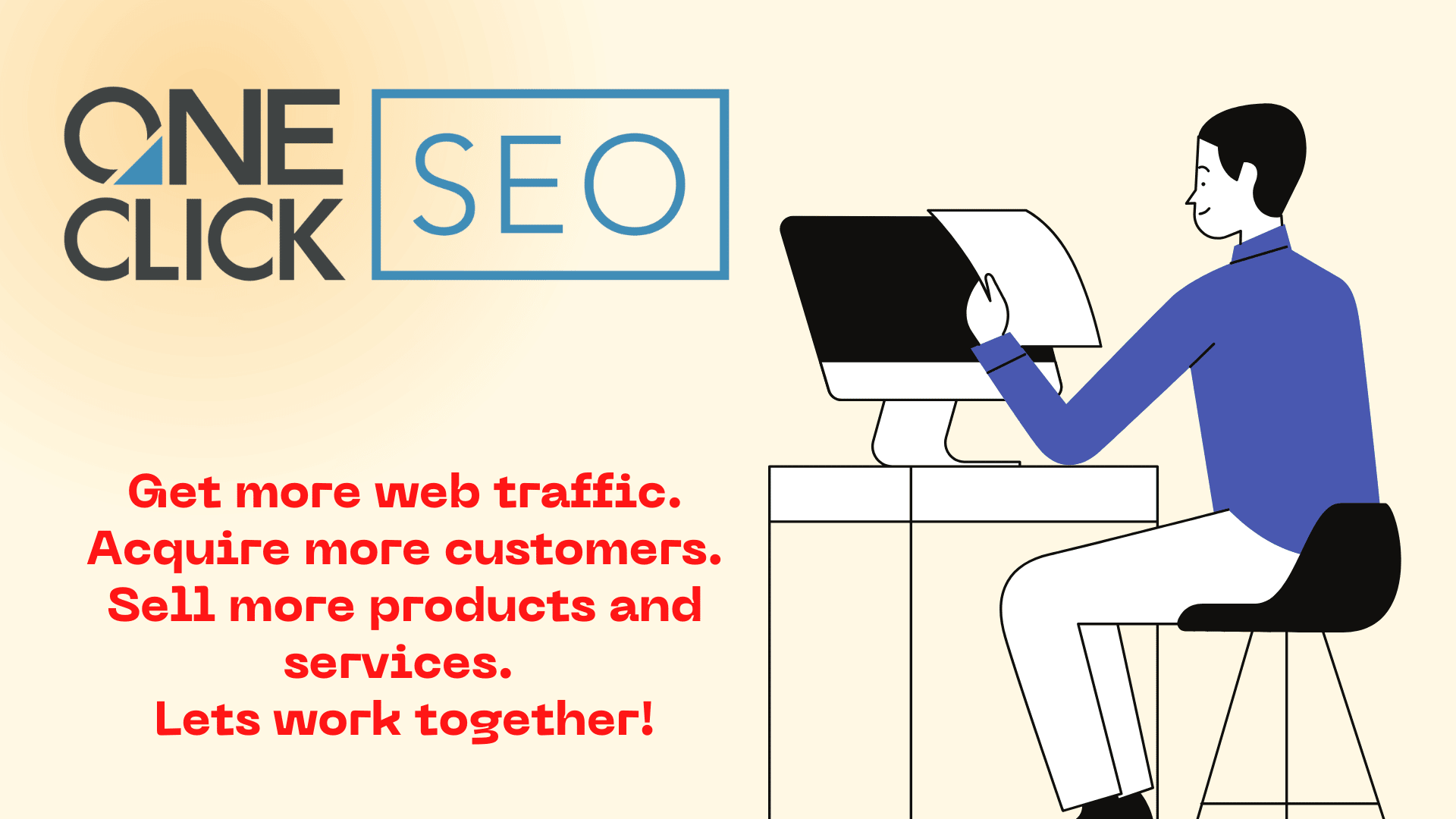 More web traffic through SEO