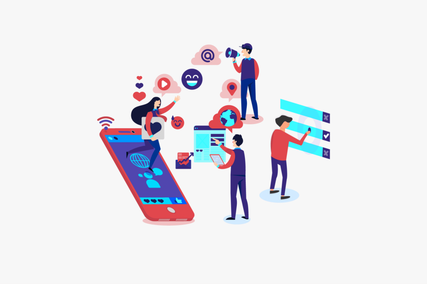 reach people with social media marketing