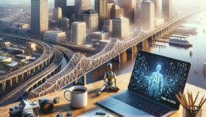 Professional Digital Marketing featured image visually representing "Dean Cacioppo's AI Playbook: Breakthrough Content Creation for ROI, New Orleans Style" through symbolic imagery and modern design elements, no text overlay