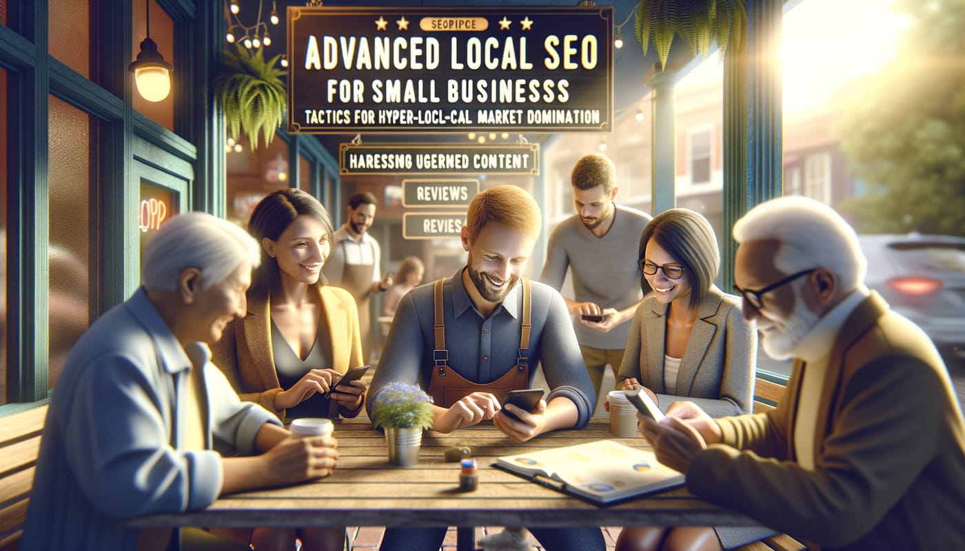 Photorealistic contextual image for: Advanced Local SEO for Small Businesses: Tactics for Hyper-Local Market Domination