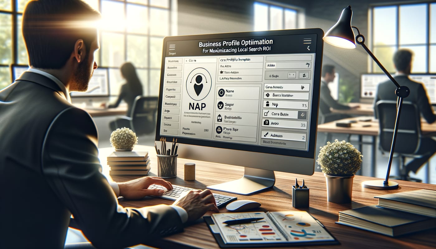 Photorealistic contextual image for: Strategic Google Business Profile Optimization: Maximize Local Search ROI for Small Businesses