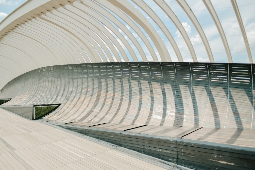 The clean, minimalist lines of a modern concrete building foundation, signifying a strong, future-proof base ready for the AI era.